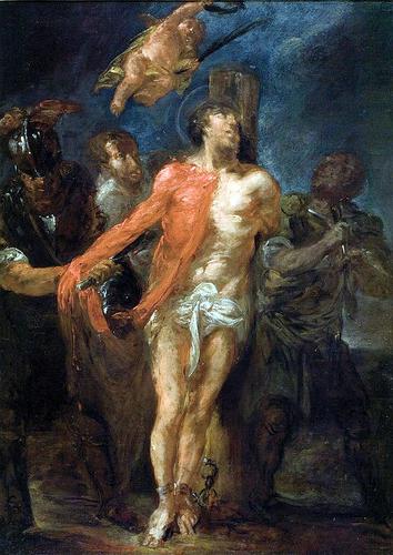 Michael Willmann Hautung des Heiligen Bartholomaus oil painting image